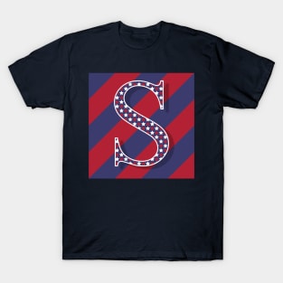 Old Glory Letter S T-Shirt